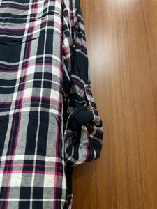 MAX Flannel Shirt dress