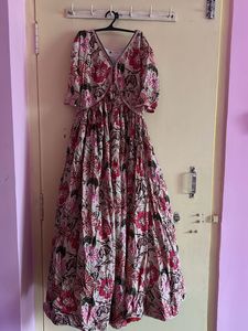 Elegant Floral Kurta Set with Dupatta