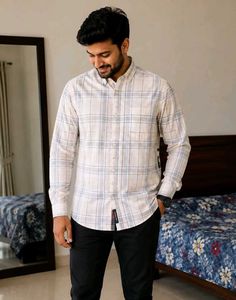 Men's Plaid Button-Down Shirt
