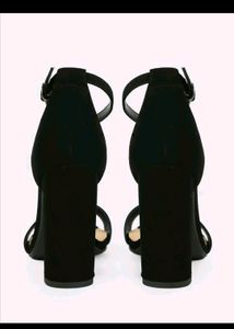 Shein Branded High Black Heels