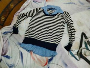 Striped Layered Sweater