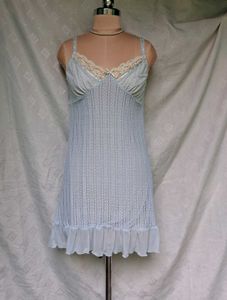 Vintage Lace Trim Baby Doll Slip