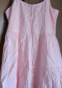 Pink Floral Mini Dress