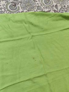 Green Embroidered Kurta with White Pants