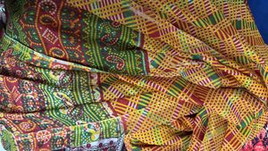 Men's Red Bandhani Turban and Scarf Set