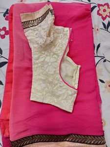 Daily Wear Pink Saree