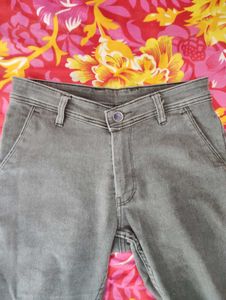 Stylish Grey Denim Jeans - Color Point