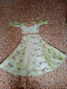 Beautiful Pastel Green Anarkali Dress