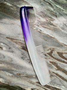 Purple and White Comb + hair accessories