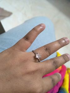 Sparkling Solitaire Ring