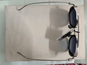 Metal Sunglasses🕶️Squared Retro Kabir Singh black