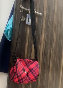 Puma Tartan Crossbody Bag