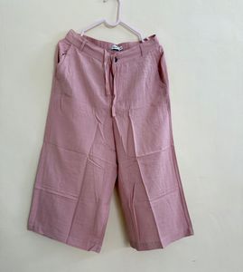Pink Wide Leg Culottes