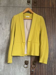 Promod Yellow Blazer Jacket