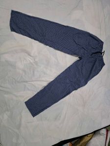 Blue Checkered Palazzos