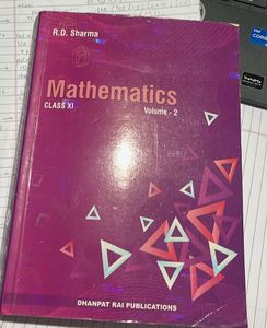R.D. Sharma Mathematics Class 11 Vol 1 &amp; 2
