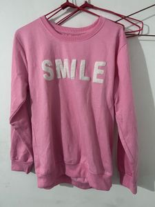 Pink "Smile" Sweatshirt