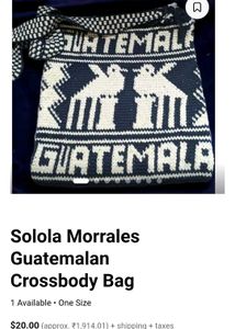 Handwoven Guatemala Shoulder Bag