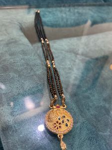 Gold Mangalsutra Pendant Necklace