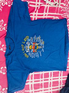 Blue Colored "LEH" special T-shirt