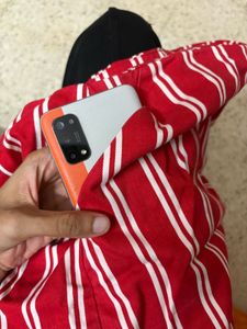 Forever 21 Red Striped Mini Skirt