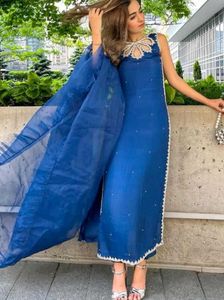Royal Blue Lehenga Choli Set