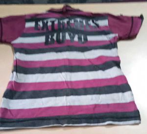 Striped Graphic T-Shirt