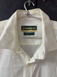 Men's Cream Casual Shirt