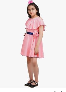 naughty ninos pink off shoulder party dress