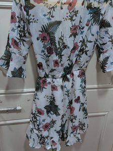 Flowy Floral Wrap Jumpsuit
