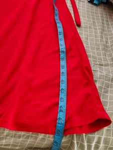 Women’s Red Fit &amp; Flare Dress