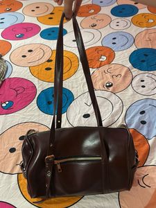 Stylish Dark Brown Handbag