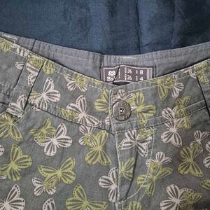Cute Butterfly Print Shorts y2k korean