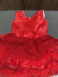 Sparkling Red Party Dress