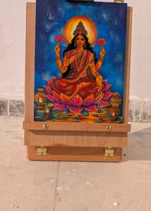 Vibrant Goddess Lakshmi Painting