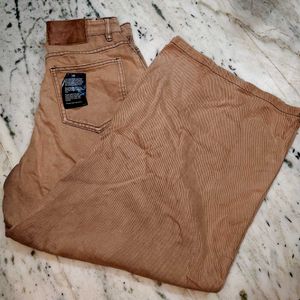 Brown Wide Leg Jeans