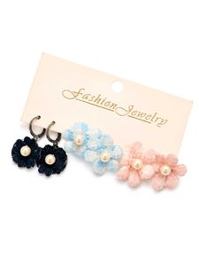 🔥 BUY 1, GET 1 FREE🔥Flower Earrings Set of 3