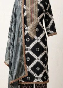 Embroidered Kurta Set with Dupatta