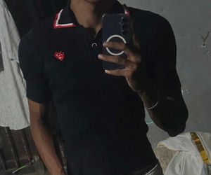 Comme des Garcons Play Heart polo T