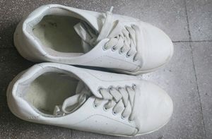 White casual shoes