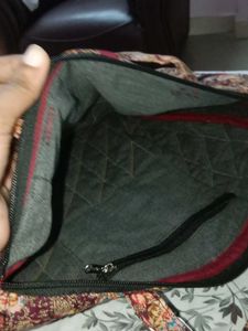 Quilted Floral Tote Bag