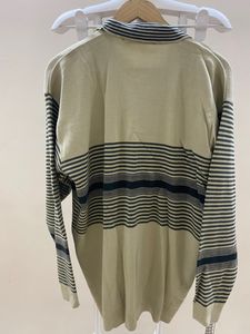 Striped Polo Sweater