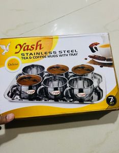 Stainless Steel Tea & Coffee Mugs Set