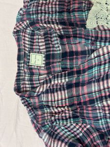 Trends Casual Plaid Button-Up Shirt