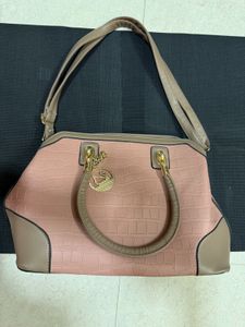 Chic Croc-Embossed Satchel Handbag