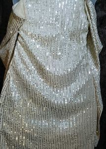 Sequin Cold Shoulder Dress