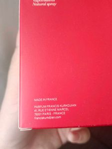 Maison Francis Kurkdjian Baccarat Rouge 540