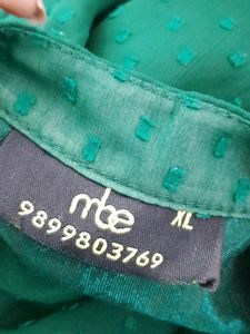 Green Casual Dress (Women's)