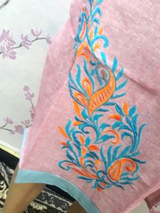 Kurti coral 1piece Embroidery work/fancy/western