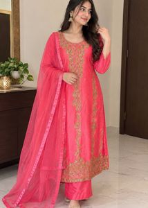 Handwork Pakistani suit, free size